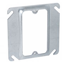 RACO 771 4 Square Mud-Ring, For 1 Device, Raised 1/4