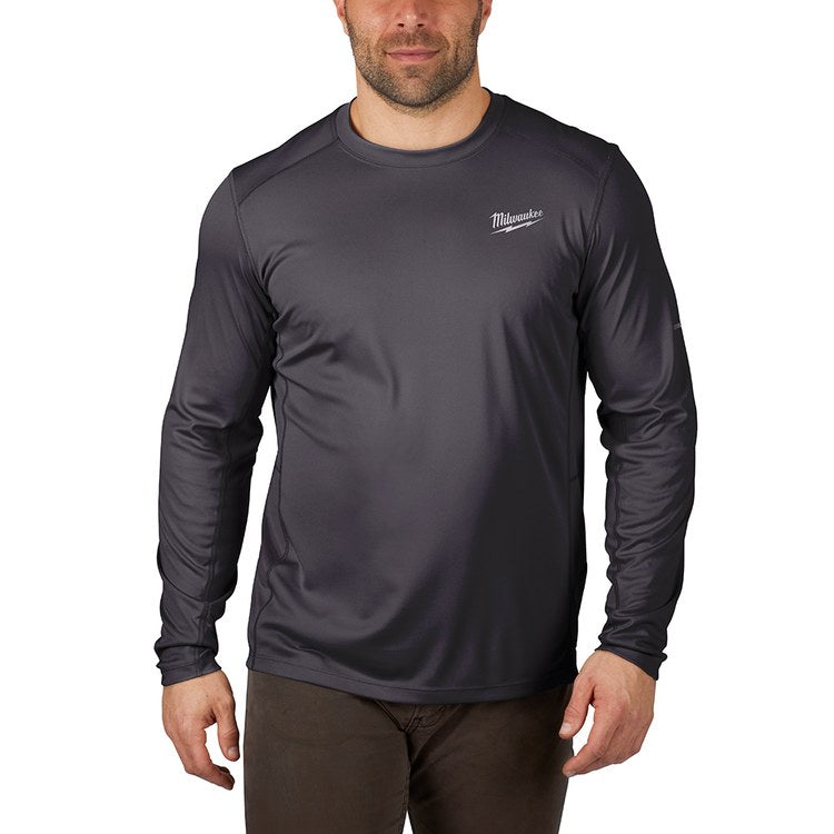 Milwaukee Tool 402G-XL Shirt Workskin Midweight Base Layer Gray XL Polyester