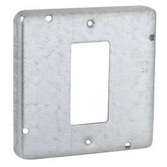 RACO 856 GFCI Receptacle Cover 4-11/16 In. Square Exposed Work Covers