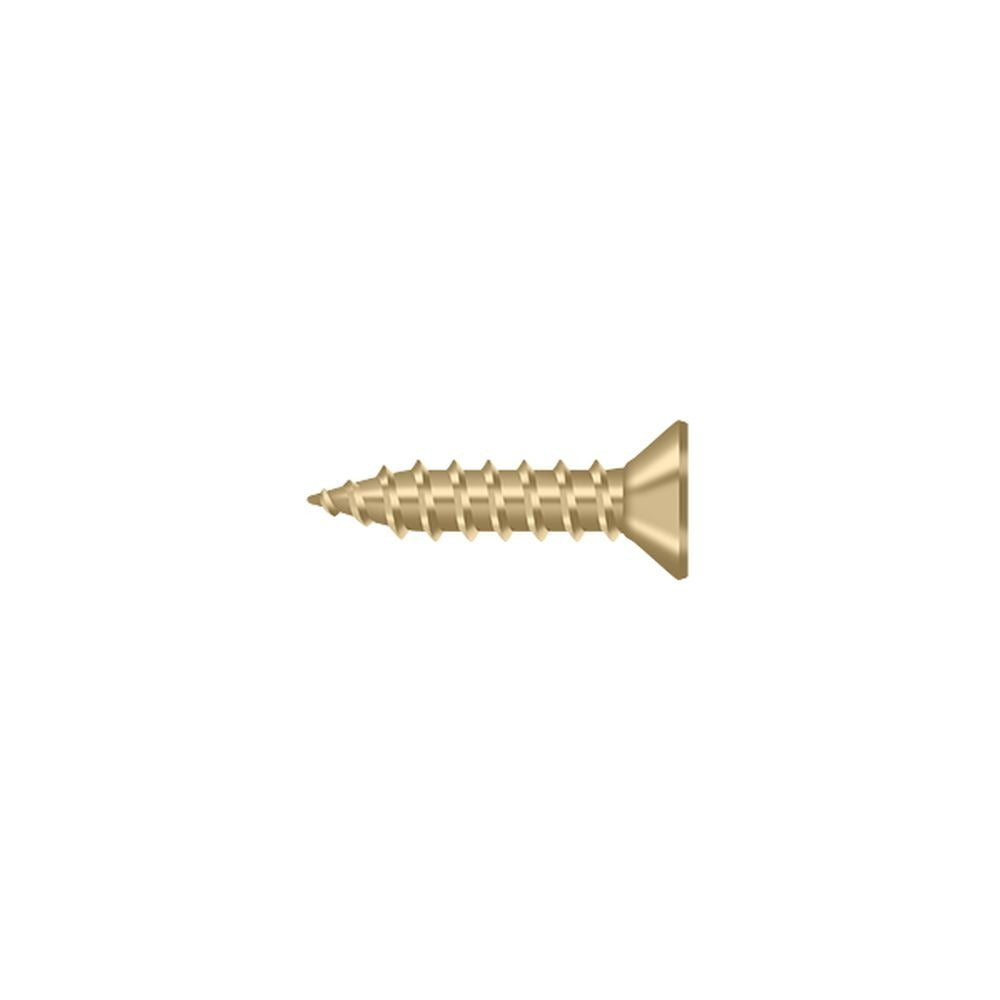 DELTANA Deltana SCWS975U4 Wood Screws 9x3/4 in Satin Brass 600-pack