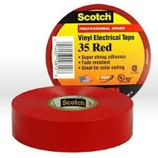 3M 10810 3M #35 RED TAPE 3/4 X 66 Feet