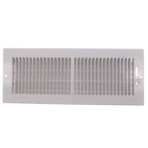 Hart & Cooley 10821 12 x 4 White Sidewall Ceiling Register