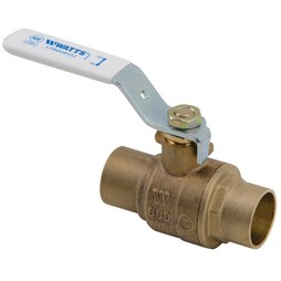 Watts Regulator 0450109 Ball Valve 1/2 Inch Lead Free Sweat Stainless Steel Ball & Stem