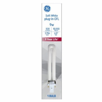GE G E Lighting 13577 9W Compact Fluorescent Bulb 2700K