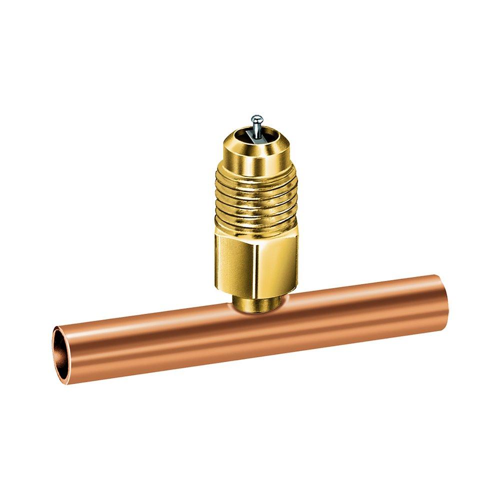 JB Industries A31136 3/8 in. ODS x 1/2 in. ODF Adjustable Copper Braze Tee Access Valve 3-Pack