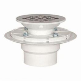 Sioux 821-2P Drain Pan Shwr 2 in Hub 4-3/8 in PVC