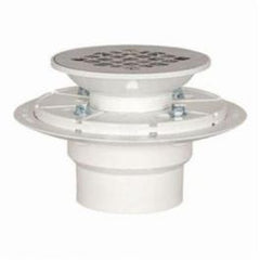 Sioux 821-2P Drain Pan Shwr 2 in Hub 4-3/8 in PVC