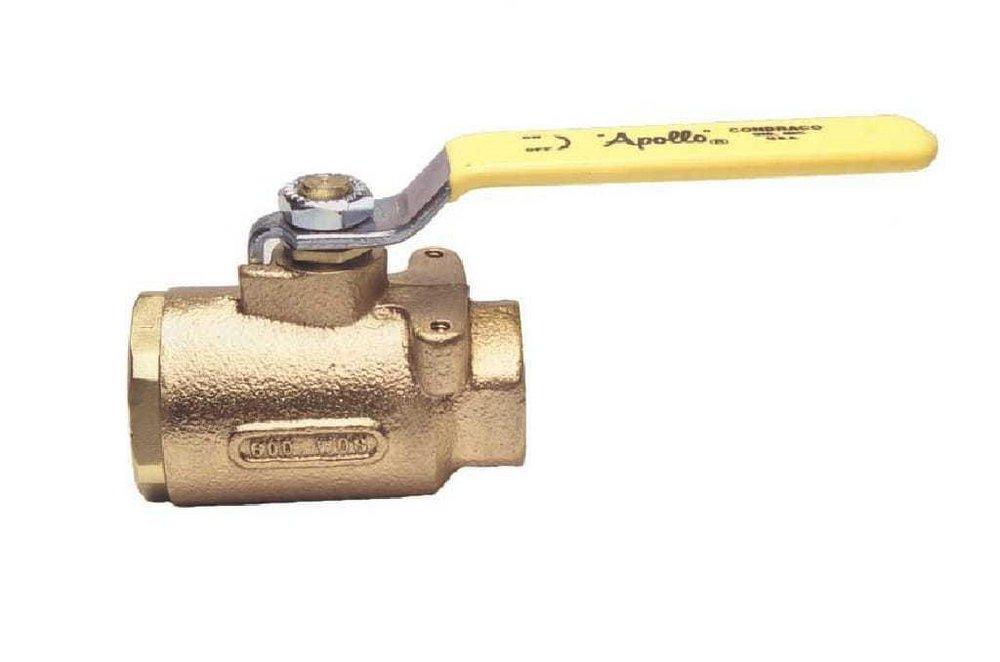 Apollo Valves 7710901 77-100 Series 2-1/2 in. Bronze FNPT 600# Ball Valve A7710901