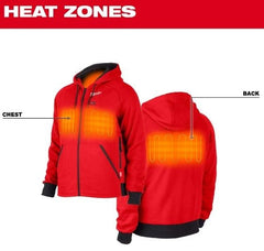 Milwaukee 306R-20L Heated Hoodie Red L