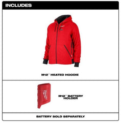 Milwaukee 306R-20L Heated Hoodie Red L