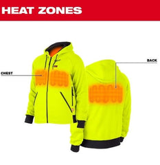 Milwaukee 306HV-20XL Heated Hoodie Hi-Vis X-Large