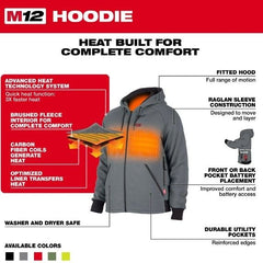 Milwaukee 306HV-20XL Heated Hoodie Hi-Vis X-Large