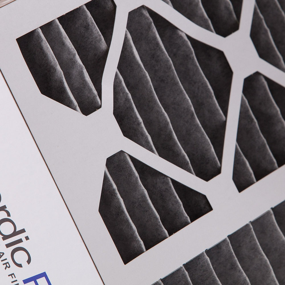 NORDIC PURE Nordic Pure 16x25x5HPM10C-2 Merv 10 Carbon Air Filter 2 Pack
