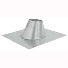 Metal-Fab 4MF Round Gas Vent Roof Flashing, 4 Inch, 14.63 x 14.63 Base