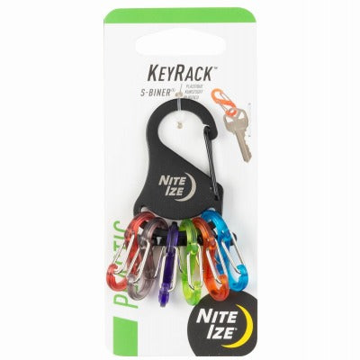 NITE IZE Nite Ize Inc KRK2-01-R6 Keyrack S-biner Key Organizer