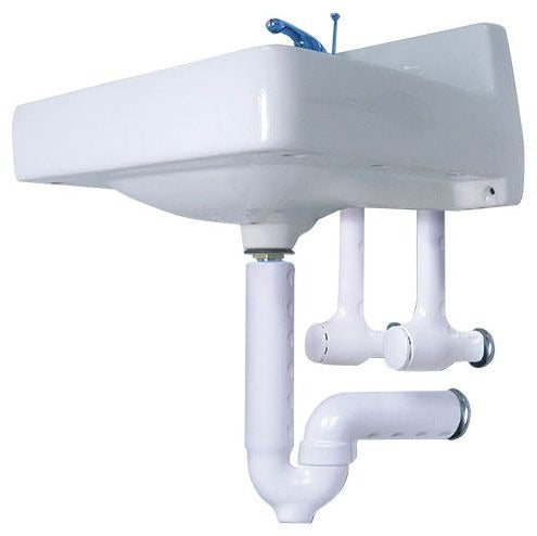 TRUEBRO TRUEBRO 82194 Lav Guard 2 Molded P-Trap and Supply Cover White