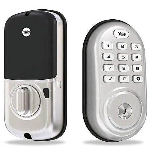 YALE Yale Residential M-YRD216-NR-PSN Pushbutton Deadbolt