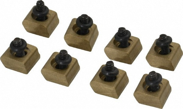 MITEE-BITE Mitee-bite 26015 Brass Toe Clamp 4-40 Thread 8 Pack