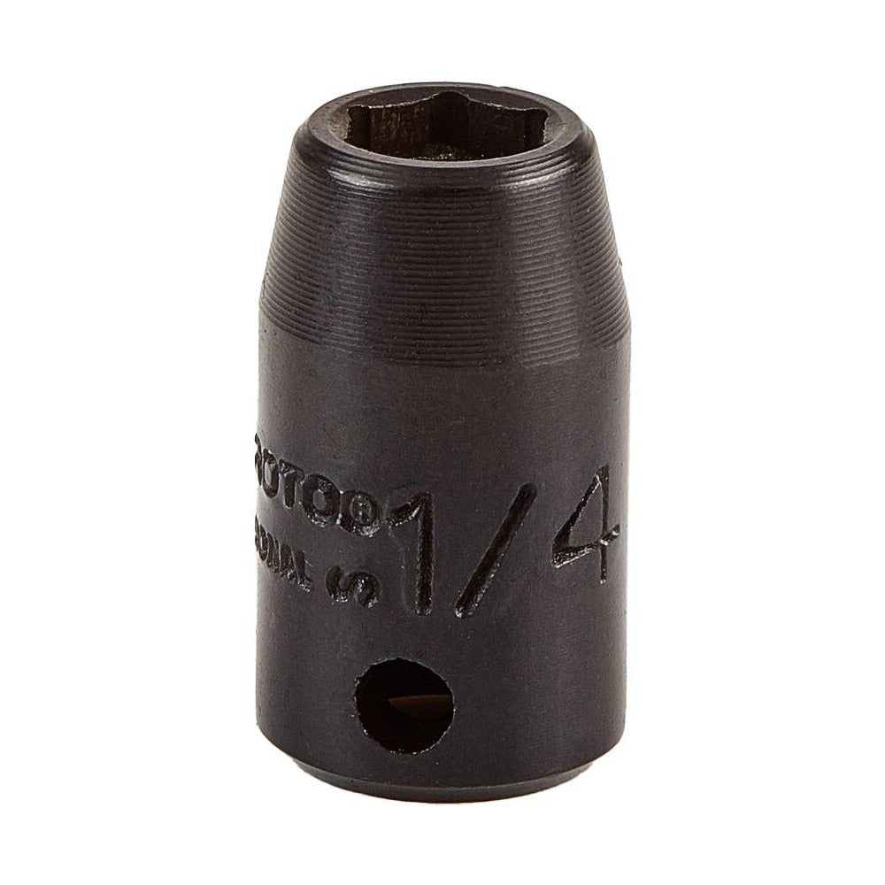 PROTO Proto J6908PF Power Socket 1/4 in Drive 1/4 in Hex 6 Pt