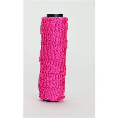 Bon 11-883 EZC Braided Nylon Line - 500' Neon Pink