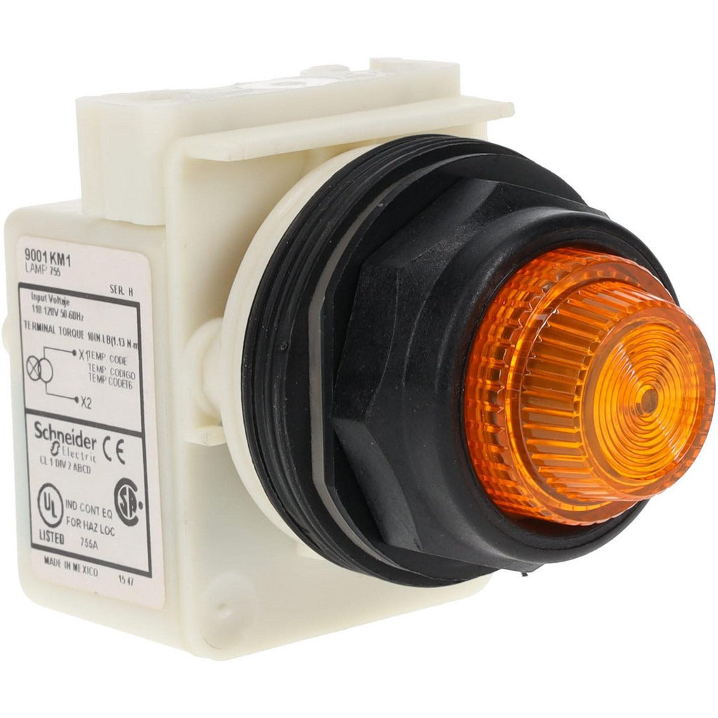 SCHNEIDER ELECTRIC Schneider Electric 9001SKP1A31 Amber Indicating Light 30mm