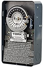 Tork 1103 Electromechanical Timer 24 Hour SPDT 120 VAC Accommodates up to 12 Pairs of Trippers