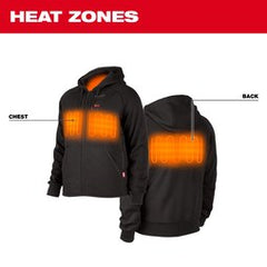 Milwaukee 306B-20S Heated Hoodie M12 Black S