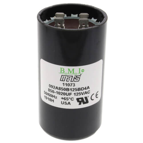 MARS 11073 Start Capacitor 850-1020MFD 125V Replacement 11073