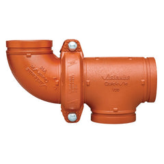 Victaulic V20-4G Tee 4 Inch Ductile Iron Grooved Galvanized