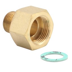 Burnham 111422-01 Adapter Gas Metric To 1/2 Inch NPT