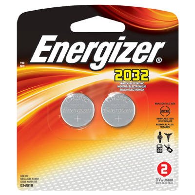 TRUE VALUE 2032BP-2N Energizer Lithium Watch/Calculator Batteries, 3-Volt, 2-Pk.