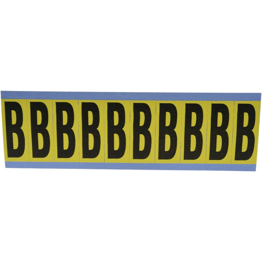 STRANCO Stranco SB5-B Letter Label B 1 Inch Vinyl Removable