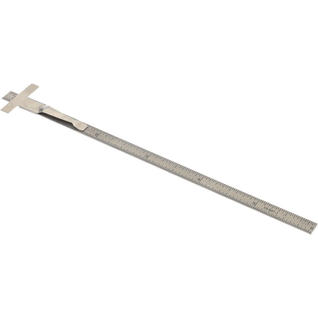 SPIROTHERM Spi 13-931-1 Flexible Steel Rule 6 Inch 10R Graduation