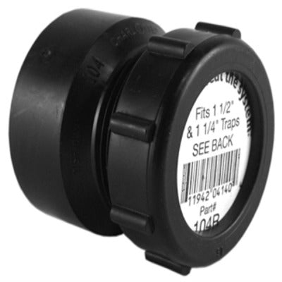 CHARLOTTE PIPE Charlotte Pipe Abs 00104R 0600HA 1-1/2 in Trap Adapter