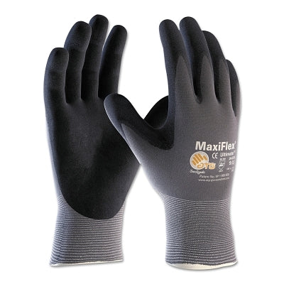 PIP 34-874/L MaxiFlex Ultimate Nitrile Coated Micro-Foam Grip Gloves Large