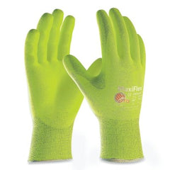 PIP 34-874FY/S MaxiFlex Ultimate Nitrile Coated Micro-Foam Grip Gloves Small High-Vis Yellow