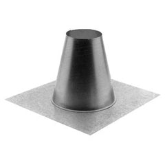 Duravent 4BVFF Roof Flashing Drlck Tall Cone Flat 4 Inch Galvalume 11-1/4