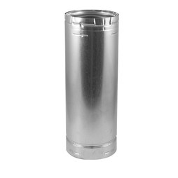 Duravent 8BV18 Pipe B Vent Round Rigid 8X18 Inch Aluminum/Galvanized