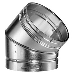 Duravent 10BVL45 Vent Elbow 45 Degree Adjustable 10 Inch Aluminum