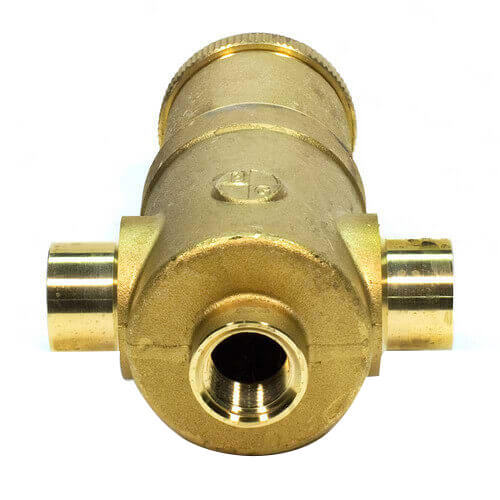 Bell & Gossett 112117 EASB-1-1/2JR Air Separator 1-1/2 Inch IPF Brass for Hydronic Heating Systems