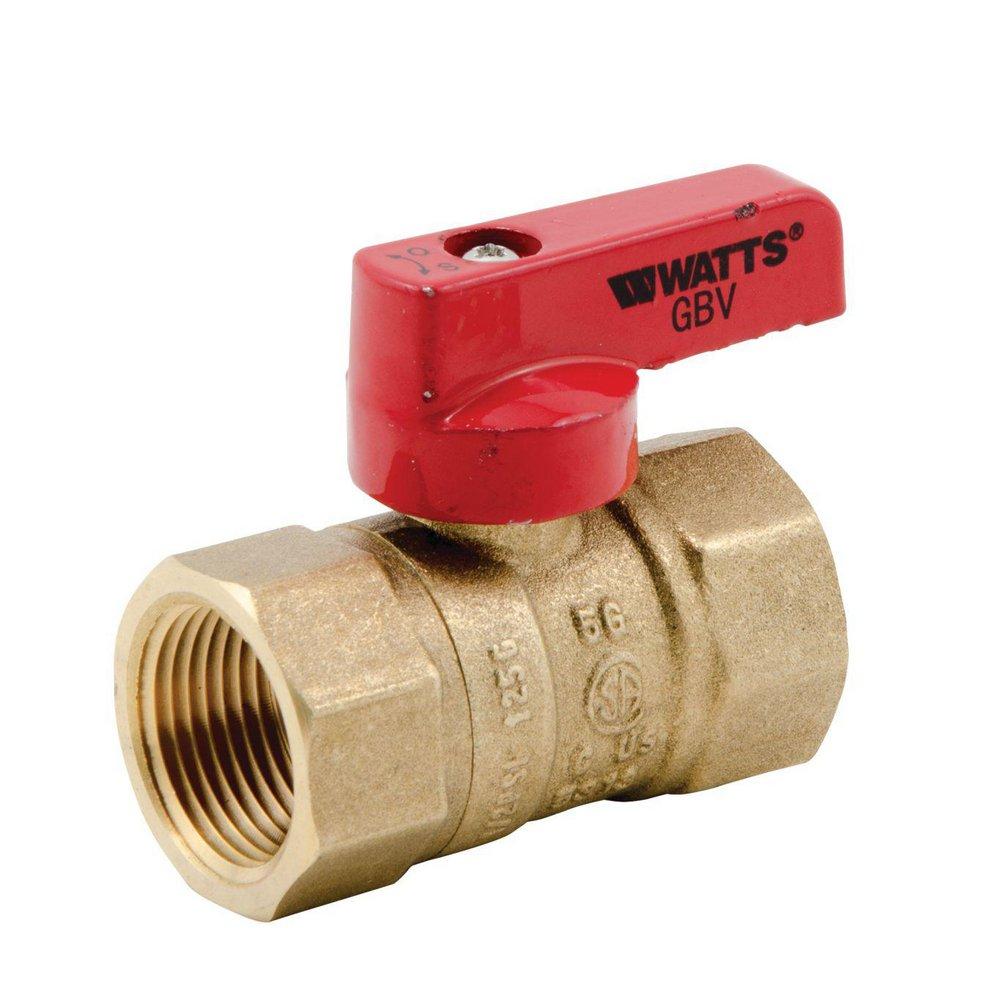 Watts 0545005 Series GBV 3/4 in. Brass FNPT T-Handle Gas Ball Valve