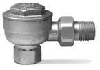 Hoffman 401542 17C-AS-2-25 Angle Thermostatic Trap 1/2 Inch Short Nipple