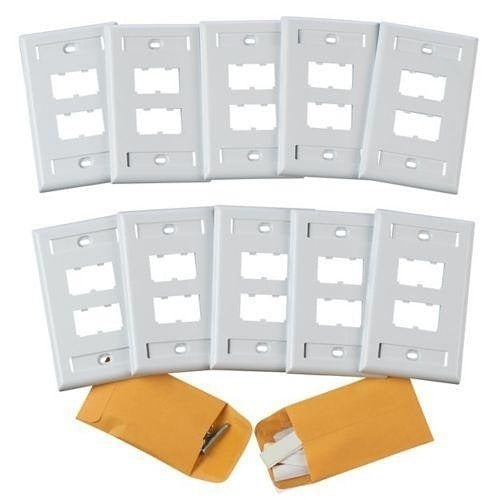 PANDUIT Panduit CFPL4WH-X Mini-com 4-port Faceplate