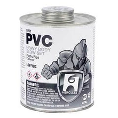 Hercules 60220 Heavy Body Slow Setting PVC Cement 32 oz