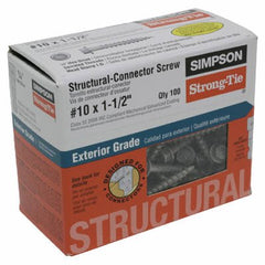 True Value SD10112R100 Simpson Strong-Tie Connector Screw, #10 x 1.5-In.