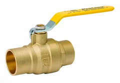 Mueller 107-856NL Ball Valve, 1-1/4 in Connection, Compression, 600/125 psi Pressure, Manual Actuator