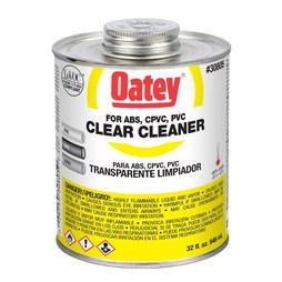 Oatey 30805 Cleaner Plstc Clr 32 Oz Ctnr Ctnr Solv