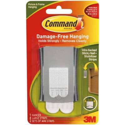 True Value 17048 Command Sticky Nail Wire Backed