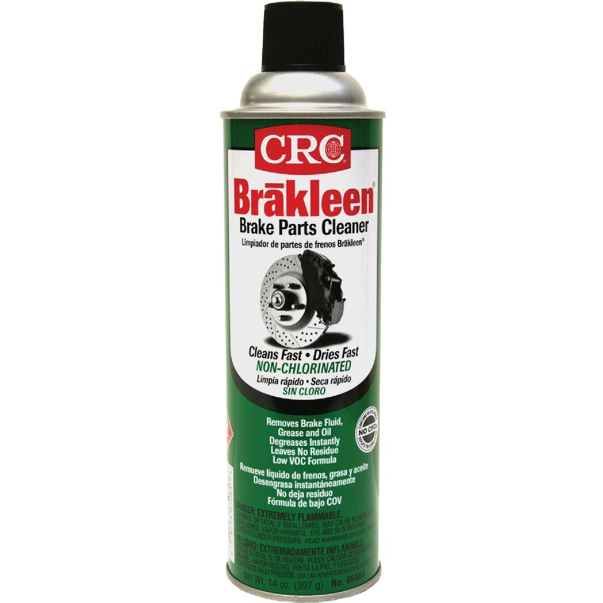 CRC INDUSTRIES Crc 5084 Non-chlorinated Brake Cleaner 14 Oz