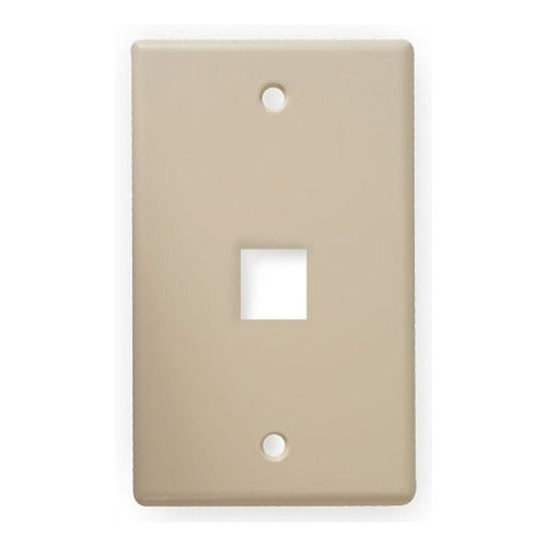WIREPATH Wirepath PLATE-1-IV 1-port Keystone Wall Plate